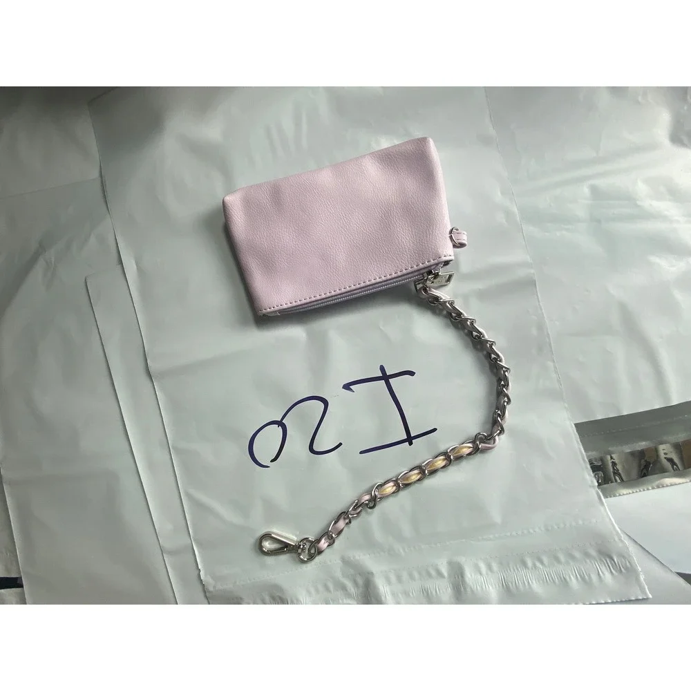 Steve Madden Lavender Chain Detail‎ Wristlet Pouch Bag